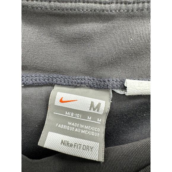 Vintage Nike Women Mid Rise Gray Flare Yoga Capris Y2K Cropped Gym Workout - Picture 5 of 9